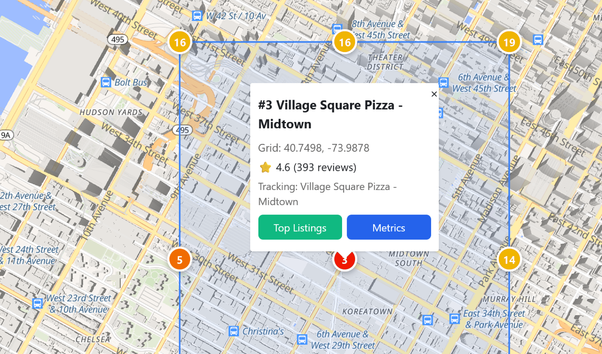 Local Ranking Heatmaps GeoHeatWhisper - Local SEO Heat Map Tool & Rank Tracker